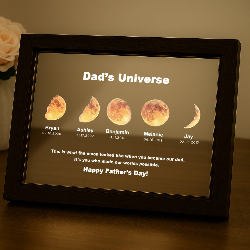 Mom's/Dad's Sky Led Light Frame